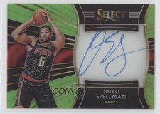 2018-19 Select Rookie Signatures Neon Green Prizm 26/99 Omari Spellman Auto n1u