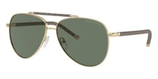 Michael Kors Portugal MK1146 10143H Green-Gold Sunglasses 59mm / New / Authentic