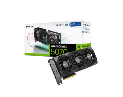 PNY GeForce RTX 5070 12GB GRAPHICS CARD RTX5070 TRPLFAN OC PB PNY GPU Max