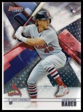 Harrison Bader 2018 Bowman's Best Rookie Card!!. rookie card picture