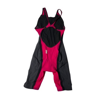 Arena Powerskin Carbon Air 2 Open Back Knee Pink Black Tech Suit