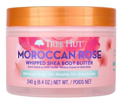 Tree Hut Moroccan Rose Whipped Shea Body Butter 8.4 oz Paraben-Free Vegan