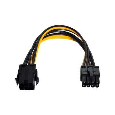 PCIE 6pin to 8pin Female, Video Card Extension Cable