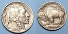 1913 T 1 BUFFALO NICKEL AUNC FIRST YEAR #590-19