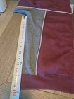 Vintage Lee Sports Mens Sweater Gray Block Color Block Cotton Zip POCKETS MED — photo 7
