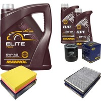 SCT Inspektionspaket 7L Mannol 5W-40 FüR Audi A6 2.4 2.8 Quattro A4 Cabriolet