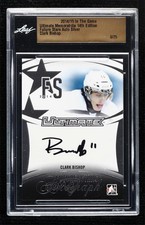 2014-15 ITG Ultimate Memorabilia 14th Edition Silver 6/25 Clark Bishop Auto 8tn