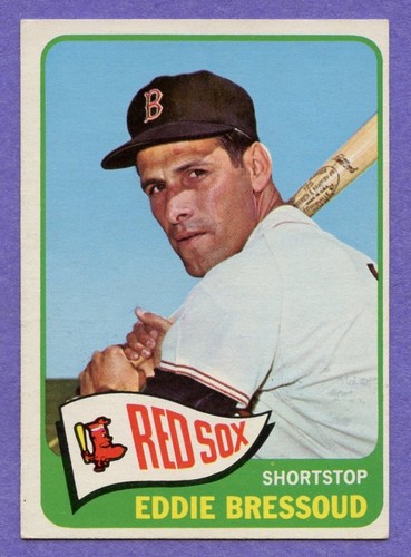 1965 Topps Eddie Bressoud #525 Red Sox hohe Nummer EX-MT. - Bild 1 von 2