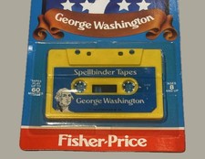 VINTAGE 1983 Fisher-Price Spellbinder Tape - George Washington - NEW SEALED NOS