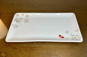 Kate Spade Dahlia Bathroom Vanity Tray Trinkets Jewelry Floral Retro Shabby Chic