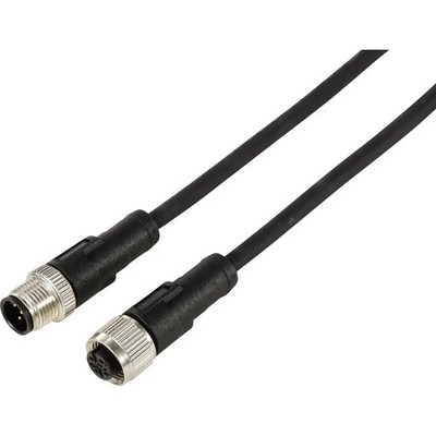 TRU COMPONENTS TC-12833004 Sensor-Aktor-Verlängerungsleitung M12 Stecker gerade
