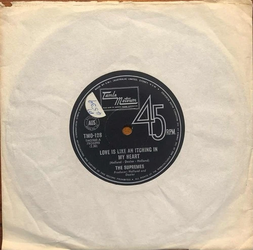 Supremes - Love Is Like An Itching In My Heart 1966 Tamla Motown Soul Funk Oz 45