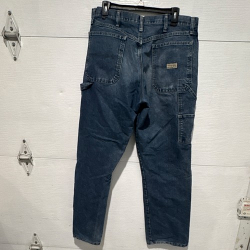 Wrangler Carpenter Jeans 34x32 Baggy Loose Workwear Denim Y2K Skater - Picture 2 of 8