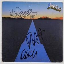 Judas Priest Signed Autograph Record Album JSA Vinyl Point Of Entry