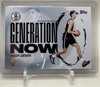 2025-26 Topps Flagship Egor Demin Generation Now Rookie Card RC Brooklyn Nets