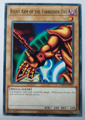Yu-Gi-Oh! - Right Arm of the Forbidden One - LDK2-ENY05 - Unlimited
