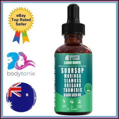 VYXION SOURSOP 10-in-1 Liquid Drops Cell Support Regeneration Immune Boost 60ml