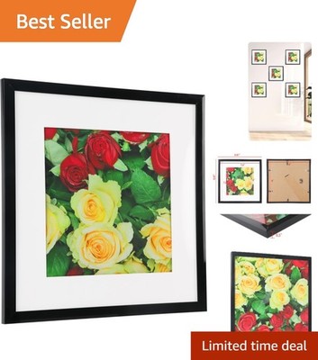 Attractive Square Picture Frame 8x8/4x4 - Ideal for Birthdays and Graduations