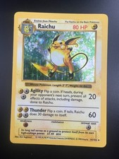 Raichu [Shadowless] #14 Prices | Pokemon Base Set | Pokemon Cards