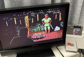 NES ~ DEFENDER OF THE CROWN ~ Nintendo Game NES-U3-ITA Game Cart Only Pal A