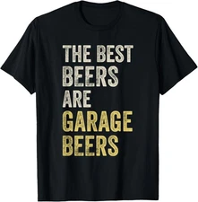 Garage Beer The Best Beer Drinking Mechanic Car Guy Vintage T-Shirt