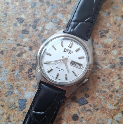 Vintage Seiko Actus 21 Jewels Automatic 7019 8010 May 1977