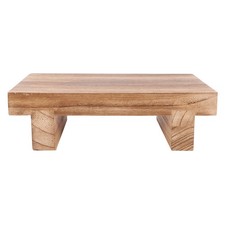 Wooden Step Stool for Adults, Bed Stool for High Beds, Kitchen, Bathroom,1365