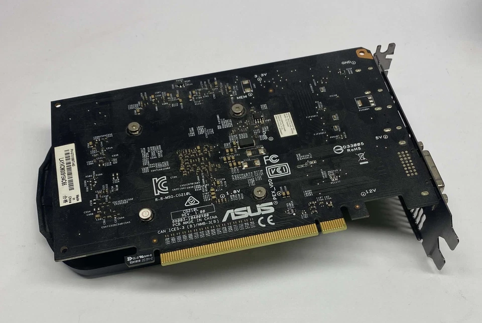 4GB Asus GeForce GTX 1050Ti DVI / HDMI / DP GDDR5 PCI-e Graphics Video Card - Image 3 of 4