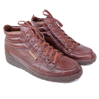 Mephisto Cruiser Mens Brown Pebbled Leather Walking Shoes Size US 13 / UK 12