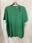 Polo Ralph Lauren Men's  XXL Green Basic Solid Crew-Neck Breast Pocket T-Shirt