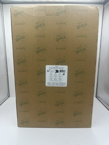 Jim Shore Enesco Two-Sided Naughty Nice Grinch Cookie Jar New in Box 6015232 - Picture 4 of 4