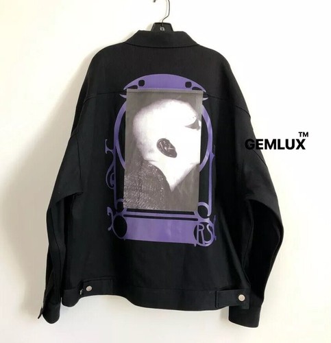 RAF SIMONS Bold Head OVERSIZED Denim Jacket Size M