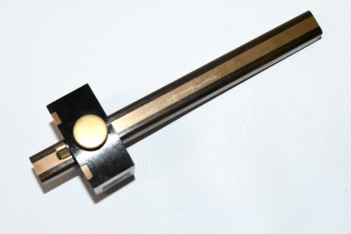 Zimmermann Holz Markierung Einstecklehre Palisander Messing - Bild 4 von 6