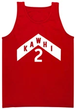 RED Kawhi Leonard Toronto Raptors "We The North Jersey Logo" TANK-TOP