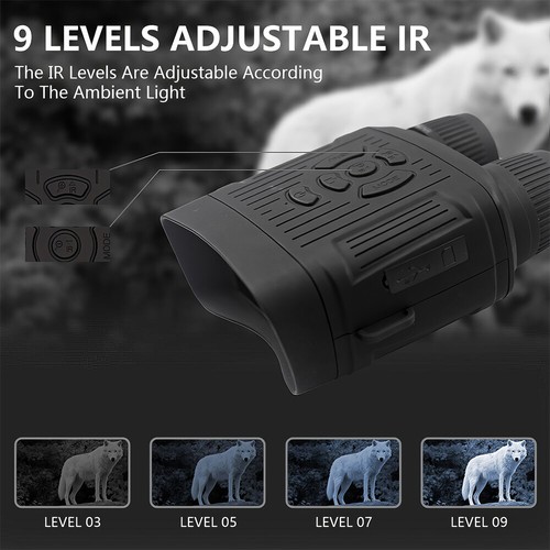 2.7K 10X Digital Night Vision Goggles Binoculars for Total Darkness Photo Video - Picture 4 of 20