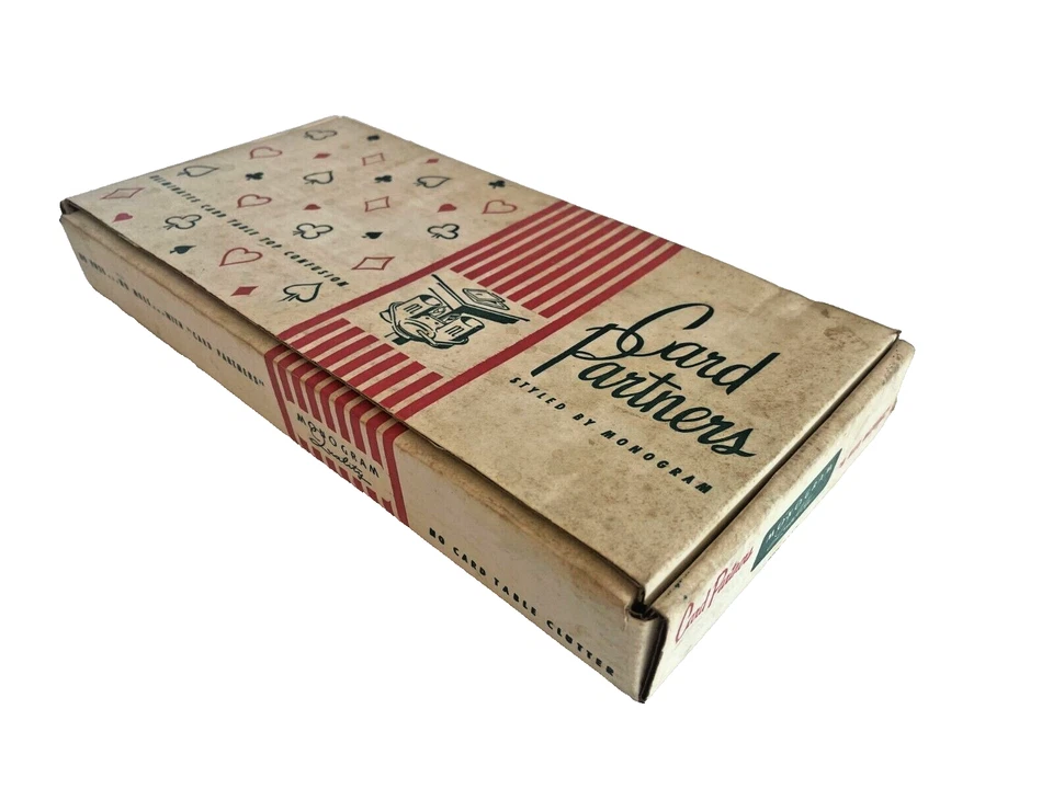 Card Partners Styled By Monogram Quality - Eliminate Table Top Confusion Vintage - Image 3 of 4