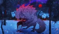 Feral wolf attack Playmat card game Play Mat desk Mouse Pad TCG CCG MTG