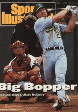 1998 SPORTS ILLUSTRATED THEN AND NOW COVERS #10 MARK McGWIRE  BV $12.00