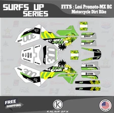 Graphics Kit for Losi PRO MOTO MX (ALL YEARS) Surfs-up Series - Green