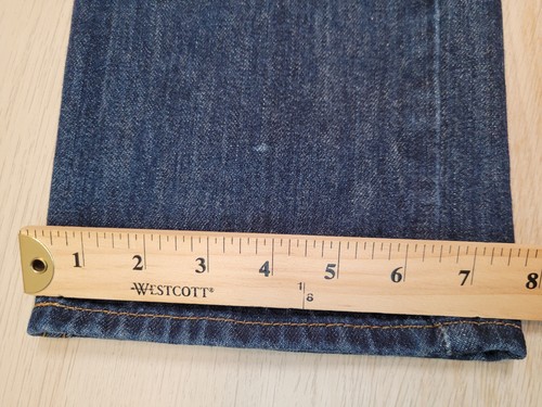 Abercrombie & Fitch Jeans Men 32x30 Denim Blue Dark Wash Classic Straight - Picture 7 of 7