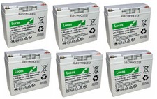 6 x 12v 22ah deep cycle battery, suitable for G3 Fairway Rider