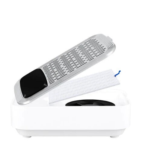Aspiratore Per Unghie Ricaricabile 80 W Da Tavolo Poggia Mani Manicure Estetica - Foto 5 di 6