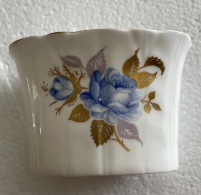 Aynsley China English Rose kleine Vase / Zahnstocherhalter 