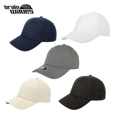 Brain Waves Base Cap Mütze Kappe Basic Line Verstellbar 5 Farben Hut Baumwolle