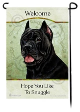 Cane Corso Hope You Like To Snuggle Garden Flag