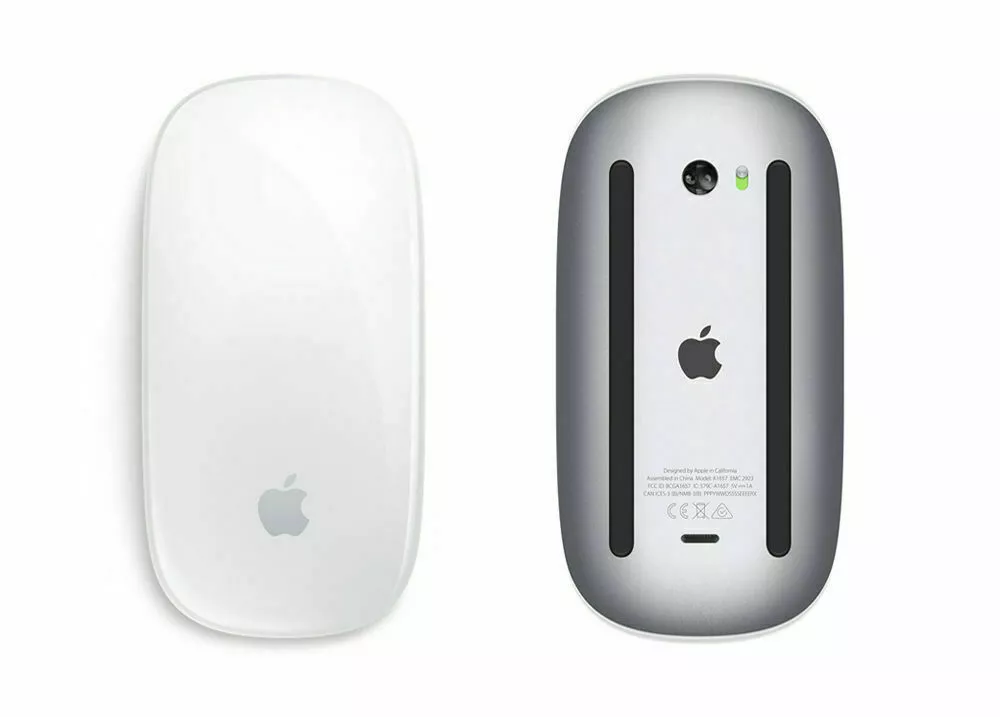 Apple Mouse Bluetooth Magic Mouse White Wireless Model A1296 3VDC