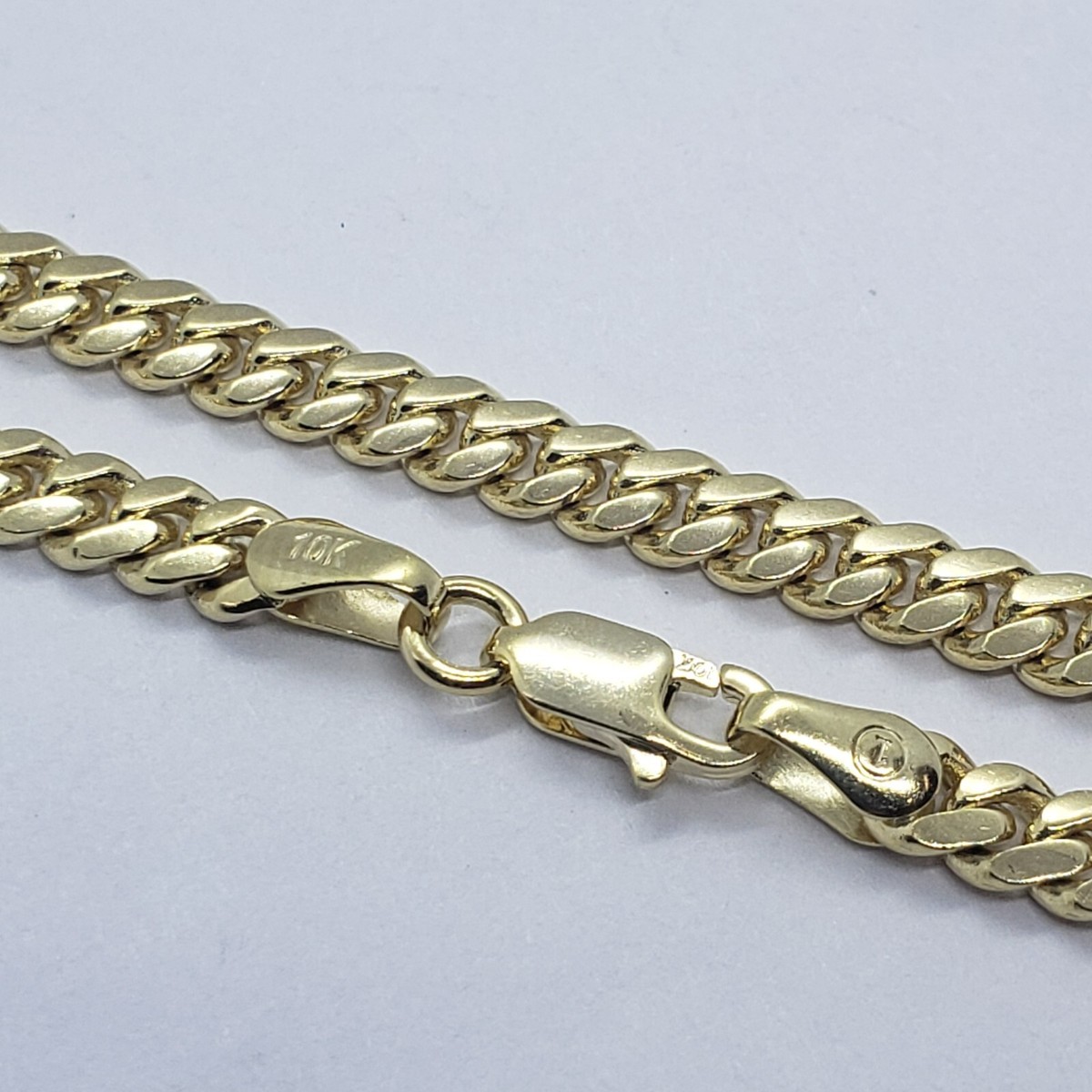 Authentic 10K Solid Yellow Gold MIAMI CUBAN LINK CHAIN 2.5mm-5mm  