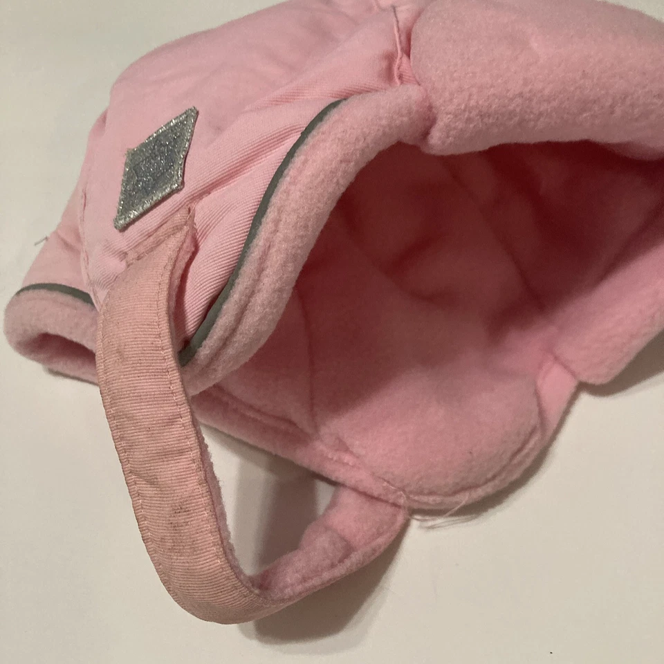 Маленькие девочки розовый супер толстый регулируемый ремень теплый лыж зимняя шляпа один siz⛷️☃️ - Изображение 2 из 4