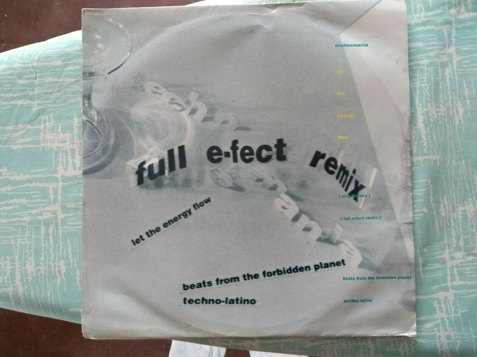 Technomania 12" EP 45 RPM Rumour Records 1990 Original Press EX condition, photo 1 of 5