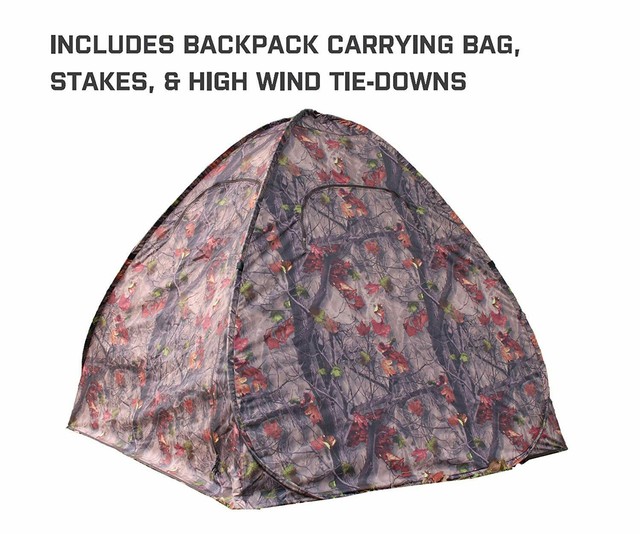 backpack hunting blind